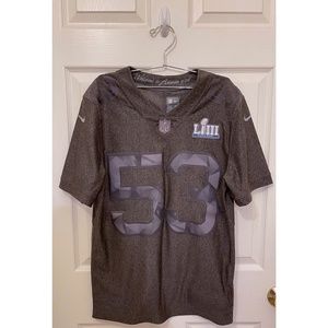 Nike Limited LIII 53  Super Bowl Jersey Sewn NFL Size S
